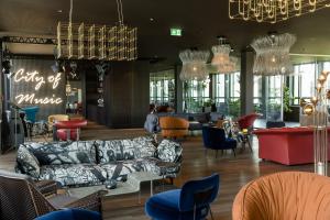 Istumisnurk majutusasutuses Motel One Mannheim