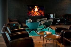 Motel One München-Campus पर बैठने की जगह