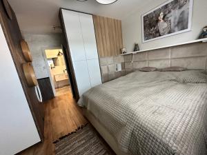 Ліжко або ліжка в номері Apartament z ogródkiem