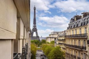 Utsikt over Paris, enten fra hotellet eller fra et annet sted