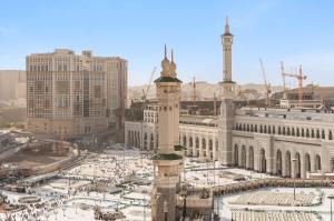 General view ng Mecca o city view na kinunan mula sa hotel