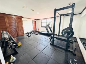 Fitnes oz. oprema za telovadbo v nastanitvi Lao Orchid Hotel