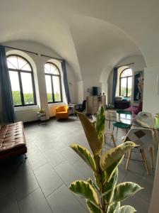 Luxury Loft Metz tesisinde bir oturma alanı