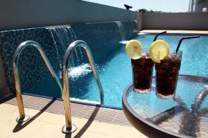 A piscina localizada em Badi'ah Hotel ou nos arredores