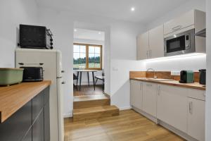 Una cocina o kitchenette en Apartmány Ochsendorf - Pod Strání