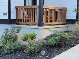 A garden outside New Centennial Park Luxury Smart Home w Courtyard