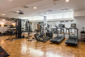 Fitnes oz. oprema za telovadbo v nastanitvi Annex building of Art Hotel