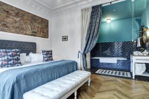 Krevet ili kreveti u jedinici u okviru objekta Gorki Apartments