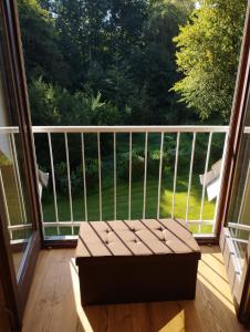 Balkon atau teras di Apartment Wittorf