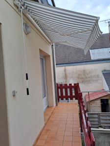 Appartement Berck sur Mer tesisinde bir balkon veya teras