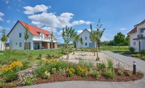 Garden sa labas ng Bachhof Resort Apartments