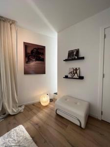 Posteľ alebo postele v izbe v ubytovaní Charmant appartement au look design