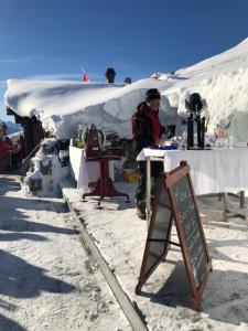 Nido Alpino Fiescheralp durante el invierno