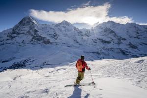 Hotel Jungfraublick during the winter