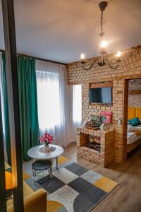 Krevet ili kreveti u jedinici u objektu Czocha Studio Apartment