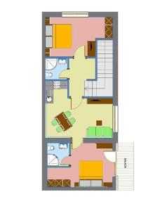 Floor plan ng Haus Alpin Apartments