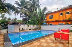 Poolen vid eller i närheten av Hotel Antonio's Nr Calangute Beach