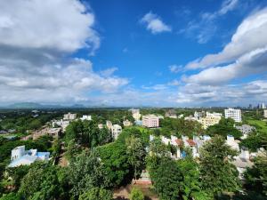 Uma visão geral de Nashik ou uma vista da cidade tirada do apartamento