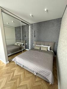 Apartment 2, Podillya, новобудова房間的床