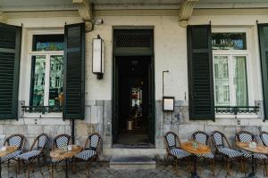 Fasaden eller entrén till Hotel Monastère Maastricht