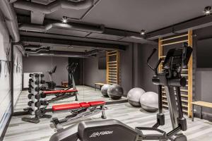 Centrul de fitness și/sau facilități de fitness de la Vienna House Easy by Wyndham Bremen City Apartments