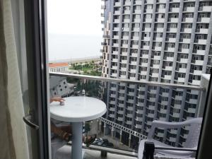 A balcony or terrace at Sebi Apartment Batumi Towers