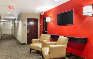 Extended Stay America Suites - Boston - Westborough - Connector Road tesisinde bir televizyon ve/veya eğlence merkezi