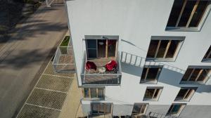 Apartmán Collin X41 tesisinde bir balkon veya teras