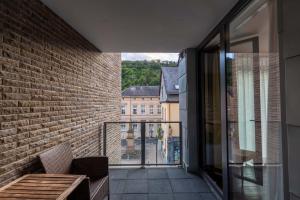 Uma varanda ou terraço em DAS WESEL - DEIN HOTEL AM RHEIN