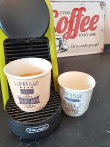 Kaffe- og tefaciliteter på Premium Hils Brauner Studio