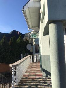 A balcony or terrace at Hotel Delfin