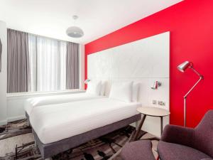 Krevet ili kreveti u jedinici u objektu ibis Styles Glasgow Central