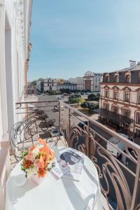 Un balcon sau o terasă la Boutique Hotel Palais Royal