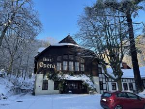 Hotel Opera during the winter