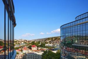 General view ng Tbilisi City o city view na kinunan mula sa hotel