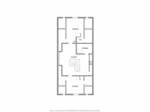 แผนผังของ Prästgården i lantlig miljö med fyra sovrum, dusch, kök och vardagsrum