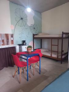 Dapur atau dapur kecil di Mar de Arraial, Suites da Ju