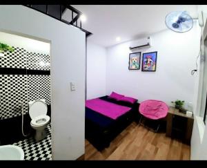 A bathroom at Homestay Xì Trum