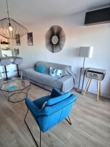 Area tempat duduk di Appartement T2 Prado Chanot Plage Marseille