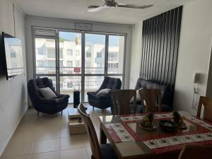 Χώρος καθιστικού στο Hermoso apartamento para descansar en familia