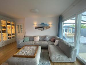 Khu vực ghế ngồi tại Wilde Brise - Ihr Luxusbungalow in Norddeich