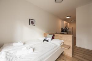 Voodi või voodid majutusasutuse myQuartier Central City Suites toas