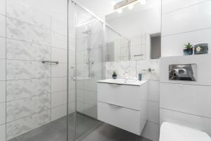 Ванная комната в Apartament Niebieski c4