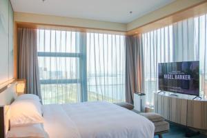 Four Points by Sheraton Wuhan, Jiangxia TV 또는 엔터테인먼트 센터