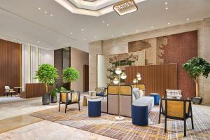 พื้นที่นั่งเล่นของ Hilton Garden Inn Wuhan Hankou