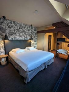 Katil atau katil-katil dalam bilik di Best Western Citadelle