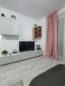 A television and/or entertainment centre at ONE Apartment