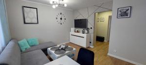 Телевизор и/или развлекательный центр в Apartament Choszczno