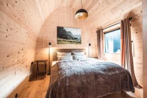 Vuode tai vuoteita majoituspaikassa Himmelchalet - Alpencamping Nenzing