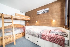 Llit o llits en una habitació de Appartement - Pas du lac - Avoriaz